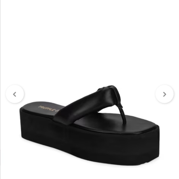 Truffle collection Y2K
Thong-Strap Square Toe black Flatform Sandals size 8 - Picture 2 of 14